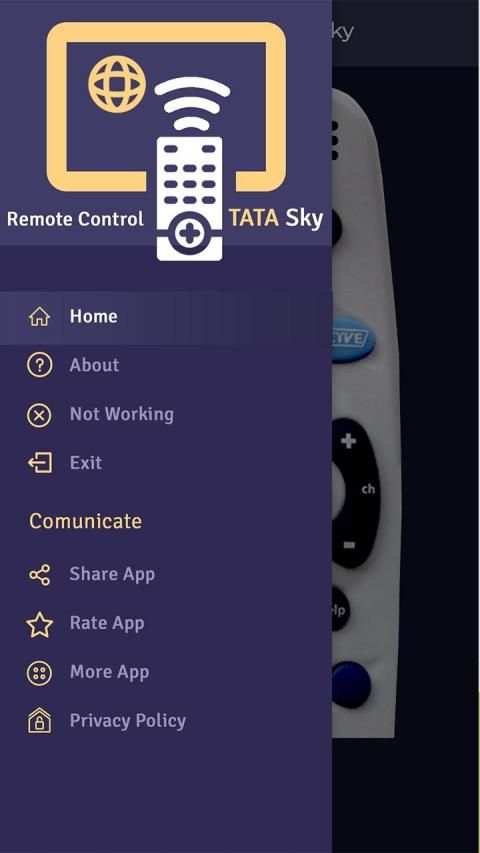 Remote Control For TATA Sky screenshot 1
