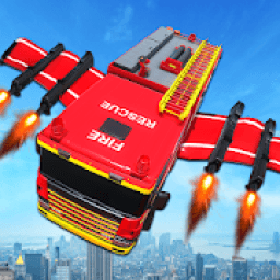 Flying Fire Fighter Truck Robot Transformation war आइकन