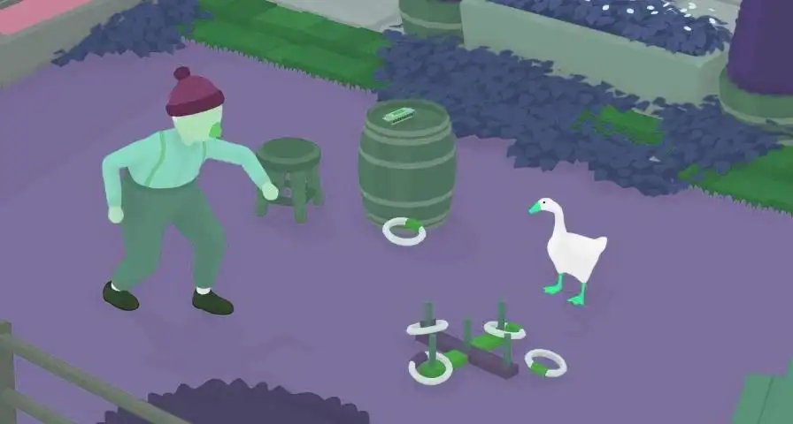 Untitled Goose Game Level 2 Walkthrough 