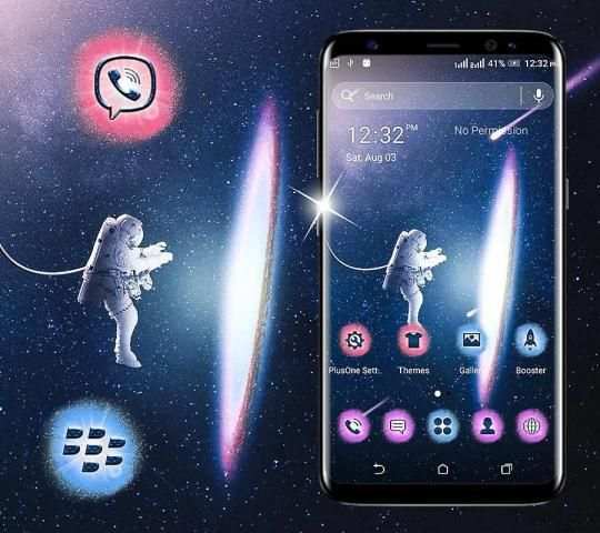 Astronaut Launcher Theme स्क्रीनशॉट 4