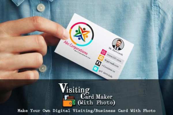 Visiting Card Maker स्क्रीनशॉट 4