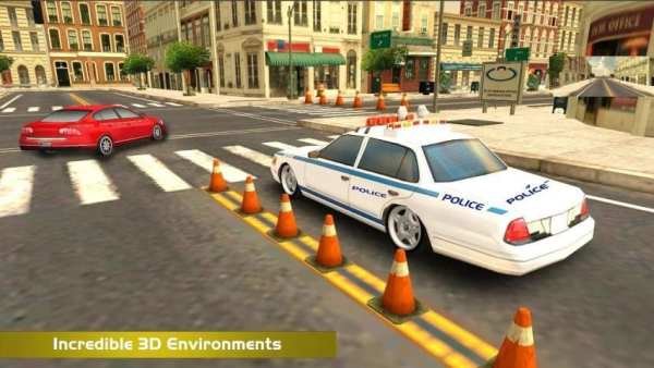 Police Car Sim स्क्रीनशॉट 1
