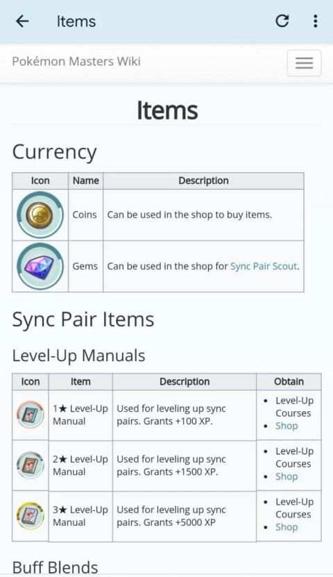 Pokémon Masters Guide & Wiki! स्क्रीनशॉट 4