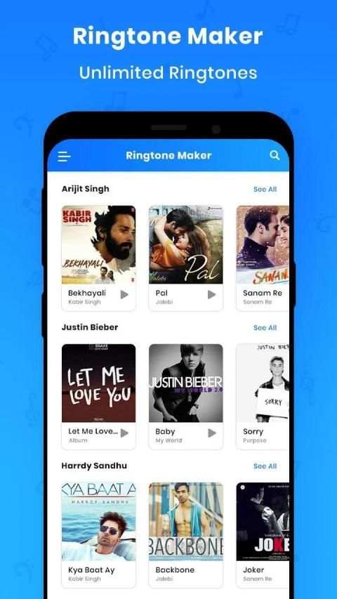 Set Caller Tune - Ringtone Finder - Soundify स्क्रीनशॉट 2