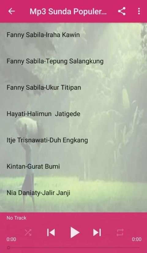Mp3 Sunda Populer Offline screenshot 4