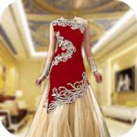 Royal Bridal Dress Photo Maker