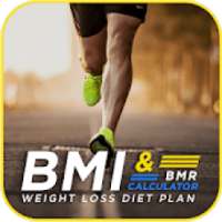 BMI & BMR calculator : Weight loss diet plan on 9Apps