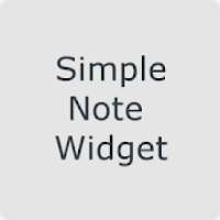 Simple Note Widget