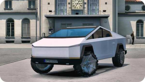 CyberTruck Electric Car Driving Simulator 2020 screenshot 2