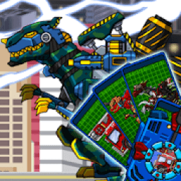 ikon Transform! Dino Robot - T-Rex Soldier