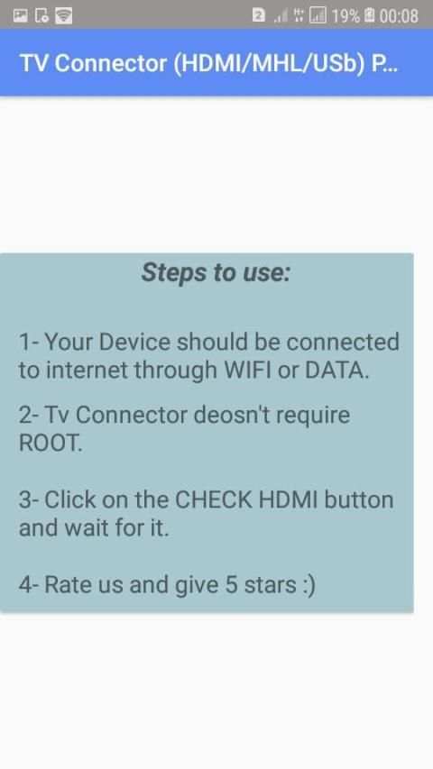 Tv Connector (HDMI /MHL/USB) स्क्रीनशॉट 1