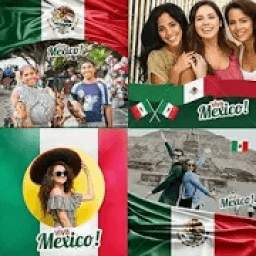 Mexico flag photo editor