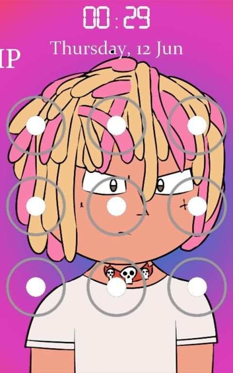 Lil Pump Pattern Lock Screen screenshot 3