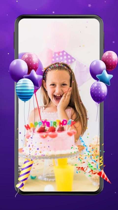 Birthday Video Maker 2020 स्क्रीनशॉट 4