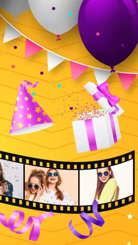 Birthday Video Maker 2020 स्क्रीनशॉट 6