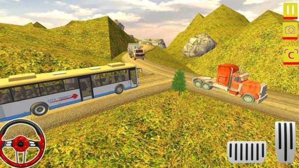 OffRoad Uphill Euro Tourist Bus Driving Simulator screenshot 2