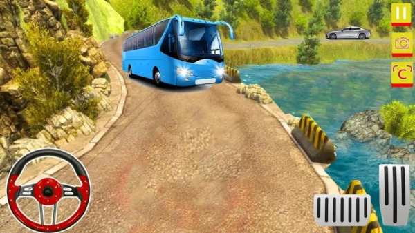 OffRoad Uphill Euro Tourist Bus Driving Simulator screenshot 5