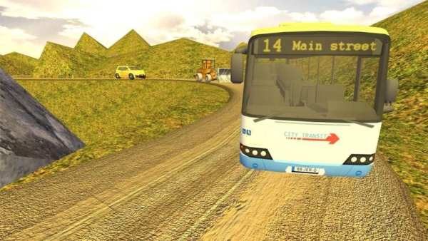 OffRoad Uphill Euro Tourist Bus Driving Simulator screenshot 1