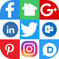 All social media & social network in one app