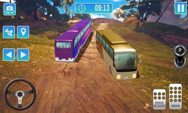 Bus Mountain Driving Simulator - Hill Climbing 3D screenshot 1