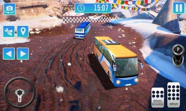 Bus Mountain Driving Simulator - Hill Climbing 3D screenshot 2