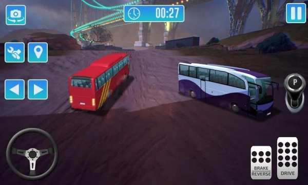 Bus Mountain Driving Simulator - Hill Climbing 3D screenshot 3