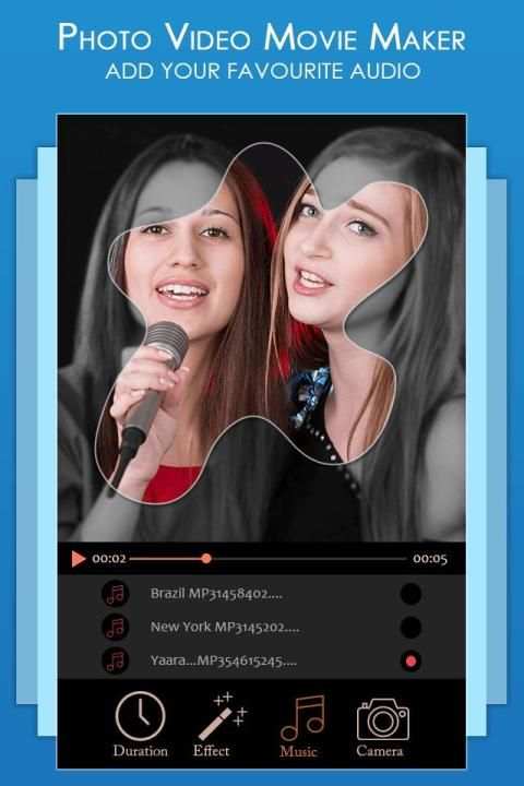 Music Video Maker - Photo to Video Movie Maker screenshot 2