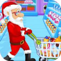 Santa Supermarket Shopping logo