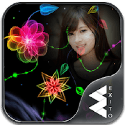 Neon Flower Photo Frames आइकन