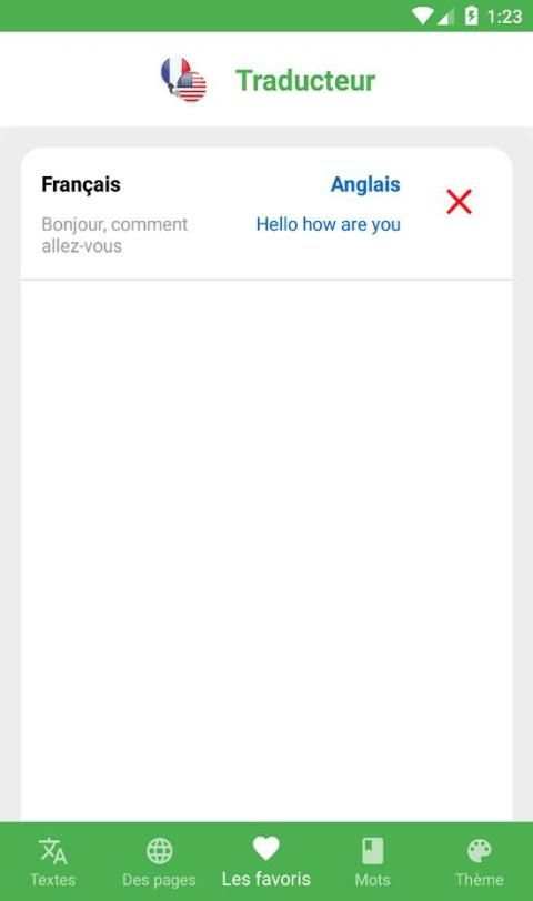 Traducteur Anglais - Le français screenshot 3