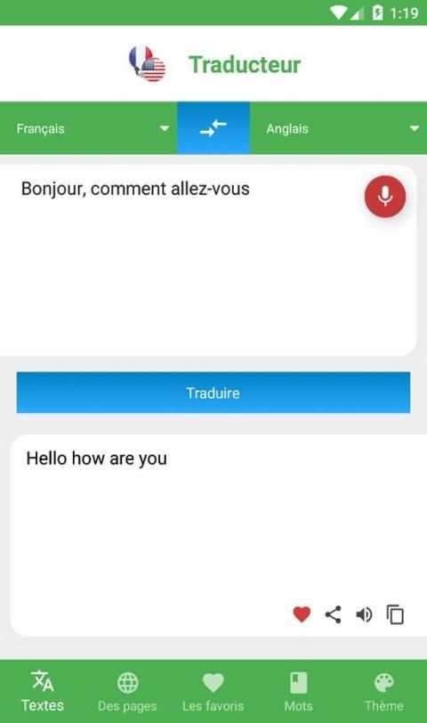 Traducteur Anglais - Le français screenshot 5