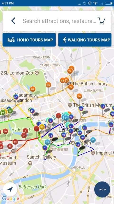 Golden Tours - City Explorer screenshot 1