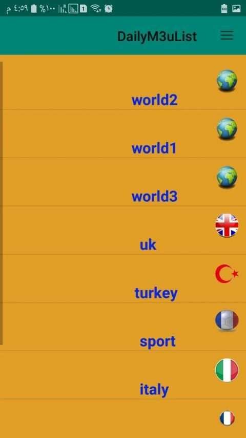 M3u List screenshot 4