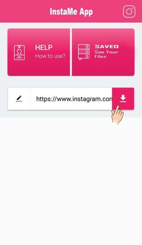 InstaMe App - Downloader For Instgram 3 تصوير الشاشة