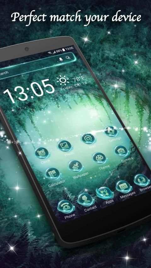 Nature launcher theme &wallpaper screenshot 2