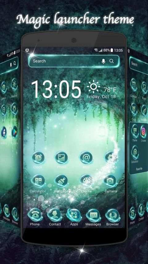 Nature launcher theme &wallpaper screenshot 3