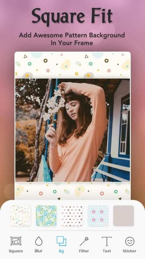 Square Fit Photo Editor - No Crop Pic Editor screenshot 4