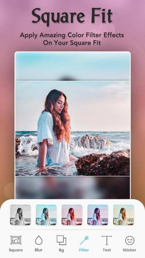 Square Fit Photo Editor - No Crop Pic Editor screenshot 3