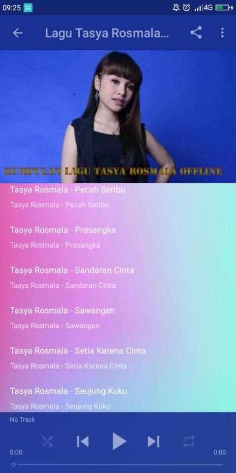 Lagu Tasya Rosmala Offline screenshot 5