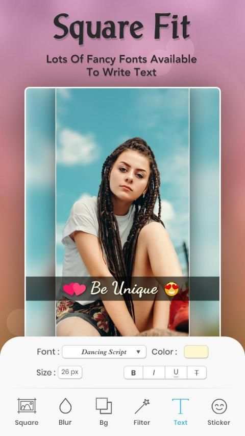 Square Fit Photo Editor - No Crop Pic Editor screenshot 2