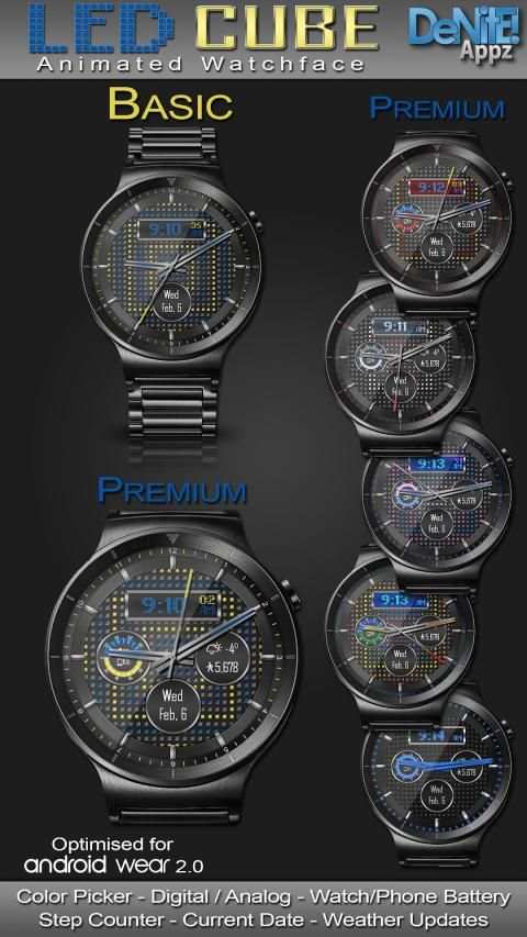 LED Cube HD Watch Face Widget & Live Wallpaper screenshot 16