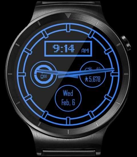 LED Cube HD Watch Face Widget & Live Wallpaper screenshot 1