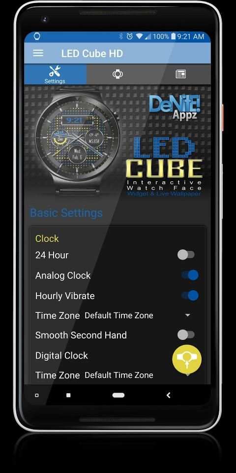 LED Cube HD Watch Face Widget & Live Wallpaper screenshot 13