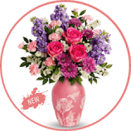 फूल चित्र आइकन