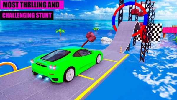 Crazy Car Impossible Track Racing Ramp Car Stunt screenshot 4