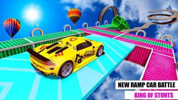 Crazy Car Impossible Track Racing Ramp Car Stunt screenshot 1