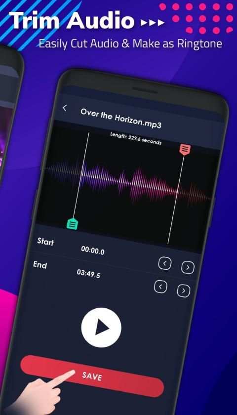 Mp3 cutter for Android: Ringtone maker 2020 स्क्रीनशॉट 2