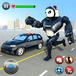 Police Panda Robot Transformation: Robot War