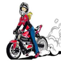 Sticker Motor Trail Motor Sport motocross on 9Apps