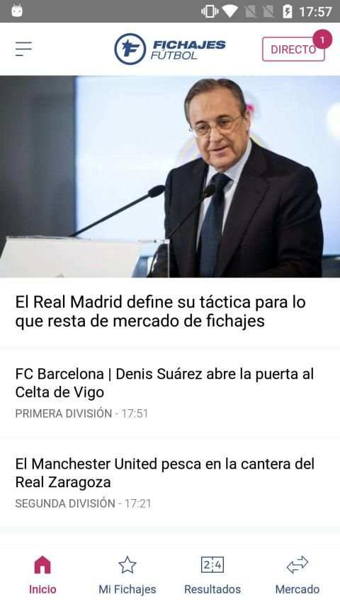 Fichajes fútbol: mercado, resultados, directo screenshot 8